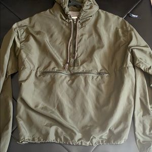 Jade green Windbreaker